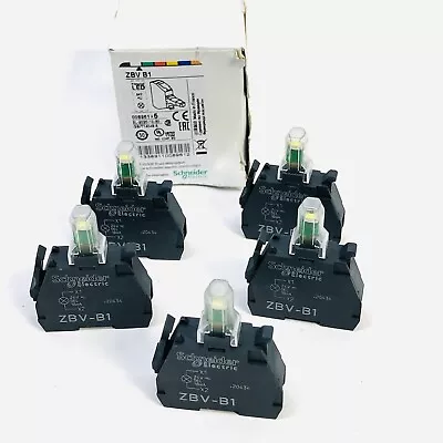 Buy LOT OF 5 SCHNEIDER ELECTRIC #ZBVB1 LAMP MODULE 22Mm 24 VAC/DC  • 146.99$
