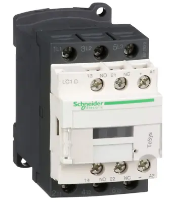 Buy Schneider Electric LC1D18BL 18 Amp, 10HP At 480VAC 3 Phase Contactor • 117.30$