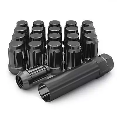 Buy 953807BK Black M12 X 1.50 Spline Lug Nut, 20 Pack • 27.37$