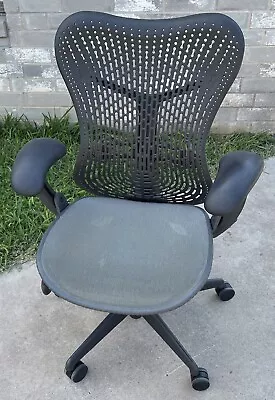 Buy Herman Miller Mirra 1 Highly-Adjustable Passive PostureFit Black Office Chair • 400$