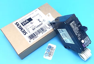 Buy New Circuit Breaker Siemens BF120H BF120AH 20 Amp 1 Pole 22kA GFCI Bolt On • 99.99$