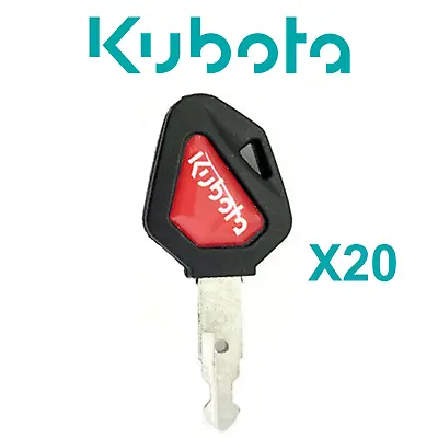 Buy 20 Kubota Master Ignition Keys 459A Excavator Backhoe Skid Steer Track Loader • 20.99$