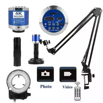 Buy 4K 1080P Industrial Digital HDMI Microscope Camera For Soldering Repairing New • 238.13$