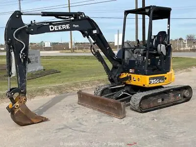 Buy 2020 John Deere 35G Mini Excavator Backhoe Trackhoe Aux Hyd Blade Yanmar • 1$