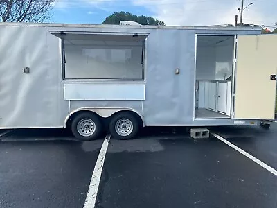 Buy Used Food Concession Trailers For Sale 8.5x20 Diamond Cargo W/ 50 Amp Service • 1$