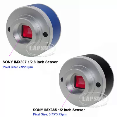 Buy 1080P 60FPS HDMI Type-C USB C-Mount Industry Microscope Camera Lens IMX385 307 • 129$