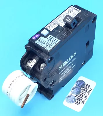 Buy New Circuit Breaker Siemens Q120DF 20 Amp 1 Pole 120V Dual GFCI/AFCI @$$ • 99.99$
