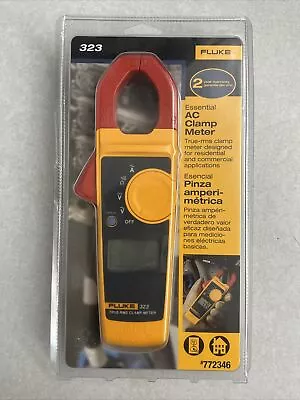 Buy NEW Fluke 323 True RMS AC Clamp Meter With Carry Pouch - 772346 • 129.99$