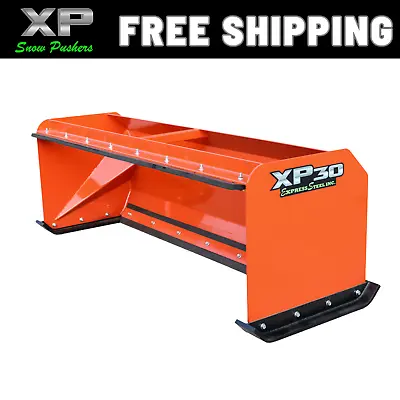 Buy 7' XP30 KUBOTA ORANGE SNOW PUSHER W/ PULLBACK BAR- Skid Steer- FREE SHIPPING • 2,200$