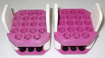 Buy 2 Beckman 339279 TJ-6 Centrifuge Rotor Cup Bucket Purple Adapters Inserts • 70$
