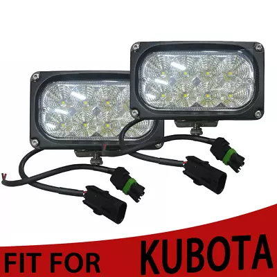 Buy Pair LED Cab Front & Rear Light For Kubota M6-111DT, M6-131DT, M6-141DT, L6060 • 168$