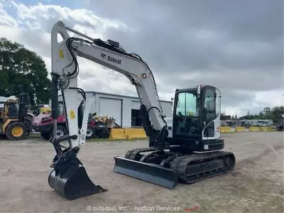Buy 2020 Bobcat E85 Hydraulic Excavator Cab Thumb Rubber Trackhoe Q/C Bidadoo • 78,500$