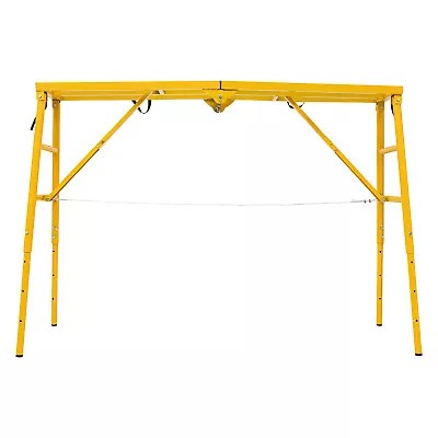 Buy Portable Adjustable Work Platform Step Ladder Folding Scaffolding Platform New • 123.50$