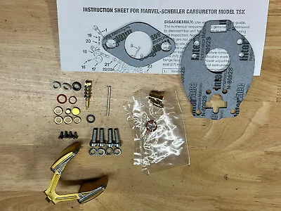 Buy Marvel Schebler TSX Small Bowl Carburetor Rebuild Kit With Float • 42.95$