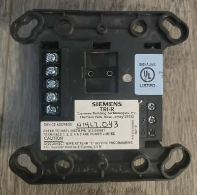 Buy Siemens 500-896224 TRI-R Single Input Module With Relay • 200$
