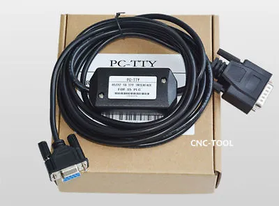 Buy US PC-TTY Programming Cable PC To TTY Adapter For Siemens S5 PLC DB9-DB15 3m • 9.89$
