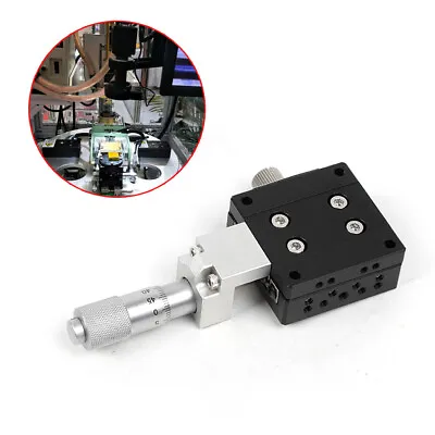 Buy US X Axis Micrometer Trimming Platform Manual Linear Stage Bearing Sliding Table • 44$
