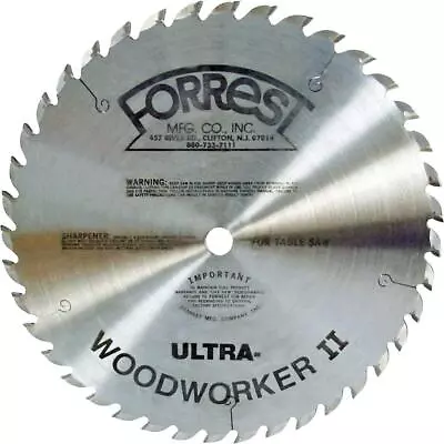 Buy Grizzly T33590 10  40T Ultra Thin Kerf Woodworker II Circular Saw Blade • 261.95$