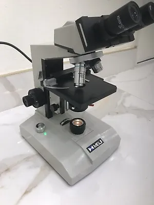 Buy Meiji ML2200 Halogen Binocular Brightfield Biological Microscope • 200$