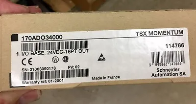 Buy Schneider Electric TSX Momentum 170AD034000 New Factory Sealed Box • 149$