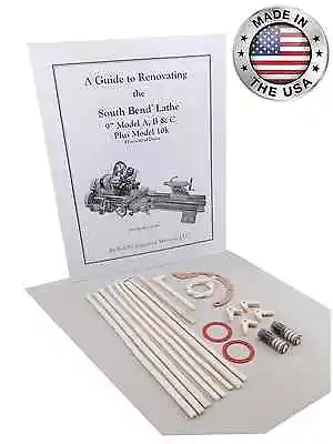 Buy South Bend Lathe 9  Model A - Rebuild Guide & Parts Kit (Horizontal Drive) • 74.95$