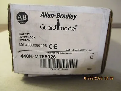 Buy Allen-bradley 440k-mt55026 Safety Interlock Switch Ser C New In Original Box • 125$
