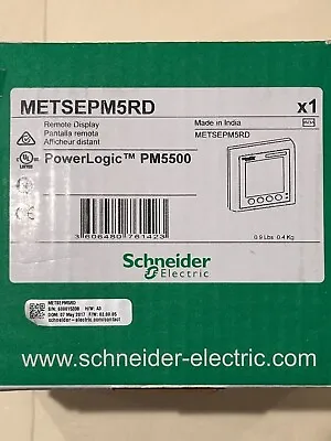 Buy New Schneider METSEPM5RD Power Logic PM5500 Remote Display • 600$