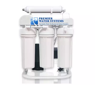 Buy 200 GPD Light Commercial Reverse Osmosis Alkaline/KDF Water Filter+Booster Pump  • 359.99$