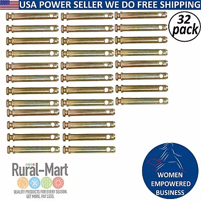 Buy 32pk Cat 1 Top Link Pin Hitch Accessories For Tractors (Speeco) S07070200 5-1/2 • 99.99$