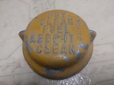 Buy Vintage Threaded  Diesel Tank Fuel Cap - Buy Clean Fuel -  Keep It Clean 4B5389X • 29$