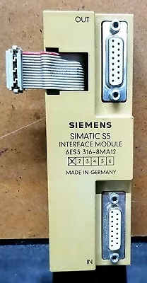 Buy Siemens 6ES5 316-8MA12 Interface Module Simatic S5 • 17$