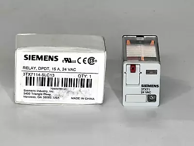 Buy Siemens 3TX7114-5LC13 Relay | DPDT | 15 A | 24 VAC - NEW • 26.04$