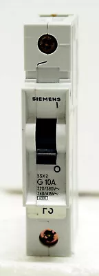 Buy Siemens Circuit Breaker Model 5 SX 2 G 10A  - 10 Amp / 1 Pole • 19.99$