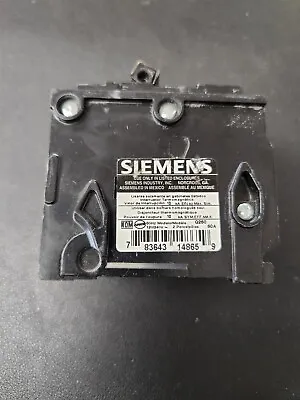 Buy Siemens Q260 60Amp 2 Pole 240V Circuit Breaker - Black • 15$