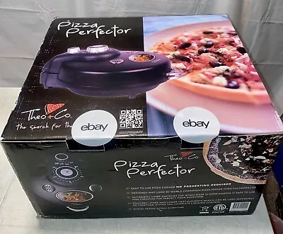 Buy New In Open Box Countertop Pizza Oven BLACK Theo & Co Pizza Perfector PERF1000 • 149.90$