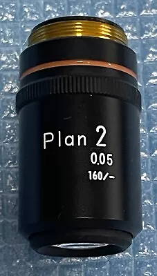 Buy Nikon Plan 2 0.05 160/- Nikon Labophot Microscope Objective 233045 • 99$