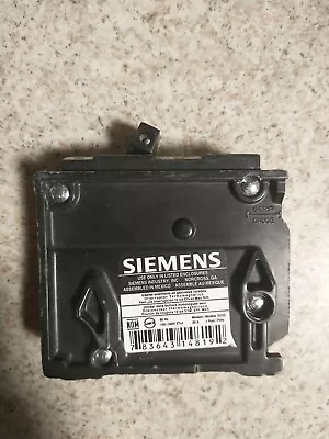Buy ONE Siemens Q120AFCN 20 Arc Fault Circuit Breaker - FOR PARTS ONLY • 3.99$