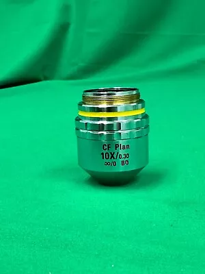 Buy Nikon 81806 CF Plan 10x/0.30na BD Microscope Objective Lens, 10X, 6.5mm WD • 235$