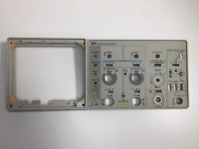 Buy Tektronix 2213 Oscilloscope Front Panel With Decal & CRT Bumpers 386-4444-00 • 9.99$