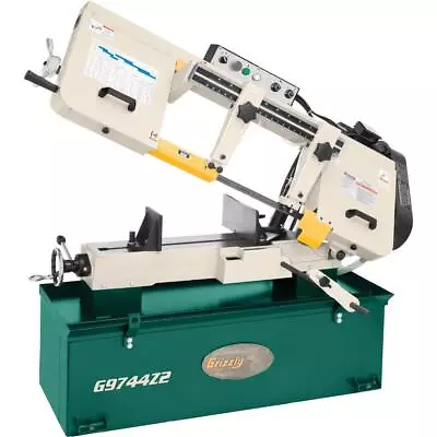 Buy Grizzly G9744Z2 10  X 18  1-1/2 HP Metal-Cutting Bandsaw • 5,370$