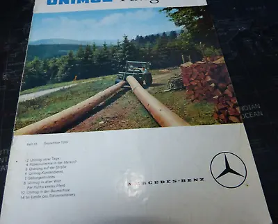 Buy Unimog Guide Booklet 15 - September 1959 - Mercedes Benz Very Rare! • 43.21$