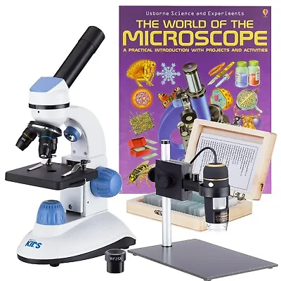 Buy IQCrew 2 Microscope Kit With Handheld - Take Pictures/videos + Slide Kit + Book • 140.99$
