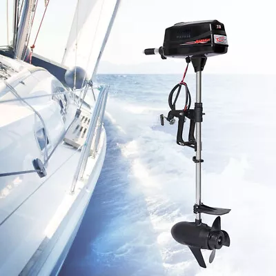 Buy 48V 7.0HP Brushless Motor Electric Outboard Fishing Boat Engine 1.8KW 3000 RPM • 291.27$