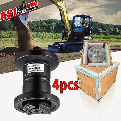 Buy 4PCS Bottom Track Roller For Kubota KX040-4 Mini Excavator Undercarriage • 449$