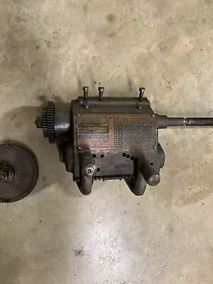 Buy South Bend 9  Lathe MODEL A Quick Change Gear Box With Lead Screw And Gears • 200$