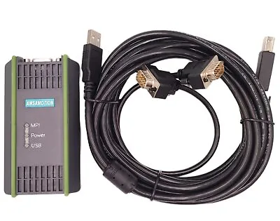 Buy 6ES7972-0CB20-0XA0 PLC Programming Cable For Siemens S7-200/300/400 USB/MPI NEW • 49.99$
