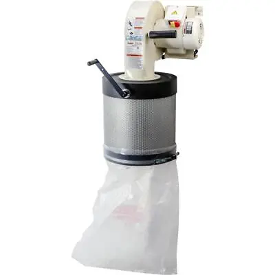 Buy Grizzly G0785 1 HP Wall-Mount Dust Collector With Canister Filter • 488.95$