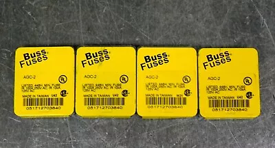 Buy Cooper Bussmann Buss Fuses AGC-2 Mini Fuse 250V AC 100A 10kA Lot Of Nineteen 19 • 23.99$