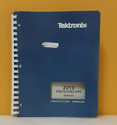 Buy Tektronix 2213 070-3827-00 Oscilloscope Instruction Manual • 39.99$