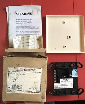 Buy Fire Alarm Siemens TRI-R Intel Interface With Relay Free Shipping New • 130.50$